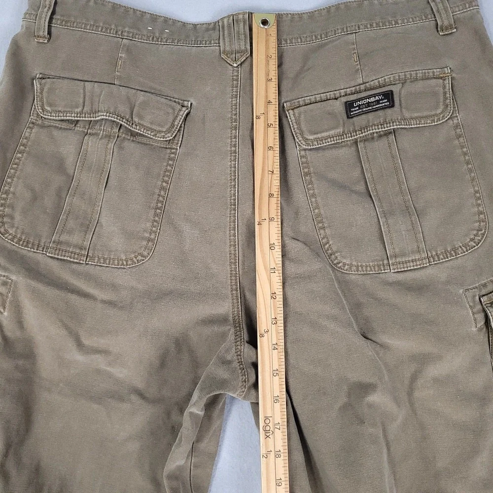 Unionbay Cargo Shorts Mens 40 Brown Tactical Relaxed Cotton YB41590